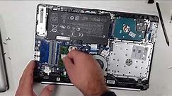 How to replace battery at new HP 15 laptop