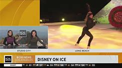 KCAL’s Amanda Starrantino shows off her ice skating skills