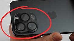 How to remove broken lens protector from iPhone