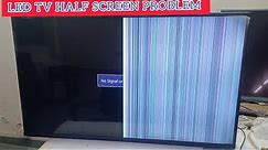 LED TV HALF DISPLAY PROBLEM | Led tv half screen problem repair #mitv #repair | led tv display