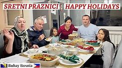 Kuhanje za porodičnu prazničnu večeru u Bosni| Cooking for family Holiday Dinner in Bosnia