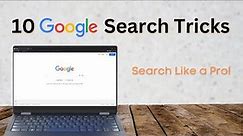 10 Google Search Tricks You MUST Know! Tips and Tricks