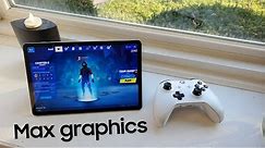 Galaxy Tab S6 Fortnite Gameplay with Controller | How Does It Run?