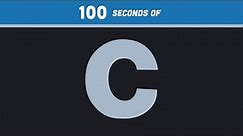 C in 100 Seconds