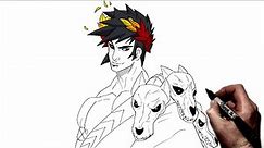How To Draw Zagreus | Step By Step | Hades