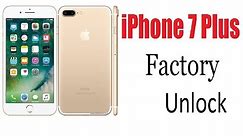 iPhone 7 Plus Factory Unlock Done With iTunes !!