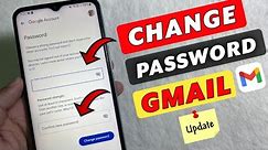 How To Change Gmail Password In Android Phone - Full Guide