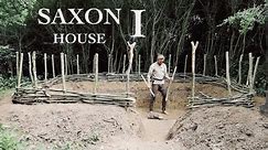Building an Anglo-Saxon Pit House with Hand Tools - Part I | Medieval Primitive Bushcraft Shelter