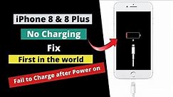 iPhone 8 plus not charging solved!Not charging after power on fix.