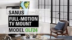 Sanus OLF24 Full Motion TV Mount for 37-90 inch TVs fits 16" or 24" studs - 5 star Reviews