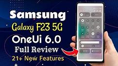 Samsung F23 5G OneUi 6.0 Android 14 after update Full Review Features details