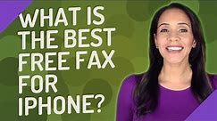 What is the best free fax for iPhone?