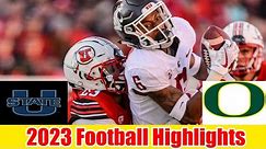8 Oregon vs Utah FULL GAME HIGHLIGHTS HD | NCAAF Week 9 | College Football 2023-24