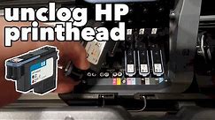 How to clean a clogged HP Designjet Printhead