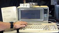 Vintage 1985 Sharp PC-7000 Personal Computer