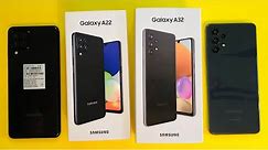 Samsung Galaxy A22 vs Samsung Galaxy A32