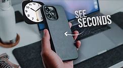 How to See Seconds on iPhone Clock (tutorial)