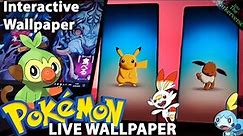 Cute Pokemon Live Wallpaper for mobile - Get Pixel 4's Pikachu & Eevee Interactive Wallpaper NOW!
