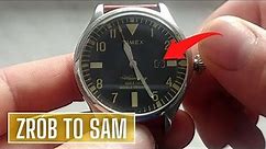 Jak ustawić datę w zegarku kwarcowym || jak zmienic date w zegarku na rękę
