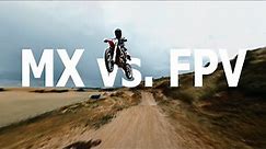 FPV DRONE - Following Motocross