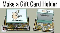 🔴How to Make a Gift Card Holder with a Fancy Fold