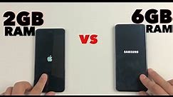 SAMSUNG A70 vs iPhone 6S+ | 6GB RAM vs 2GB RAM | Speed Test Comparison