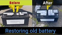 How to restore old car batteries