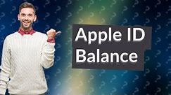Can I redeem my Apple ID balance?