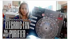 SHARP PLASMACLUSTER ION ELECTRIC FAN REVEAL + ASSEMBLY + QUICK REVIEW (DESKFAN)