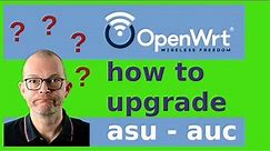 How to upgrade OpenWrt?