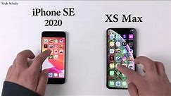 iPhone SE 2020 vs XS Max Speed Test Comparison