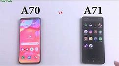 SAMSUNG A71 vs A70 | Speed Test Performance Comparison