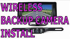 Wireless Backup Camera Installation and Review DIY