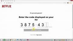 How To Get Activation Code For Netflix On Smart TV | Netflix.com/tv8