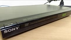 funcionamento DVD CD Player Sony DVP SR200P