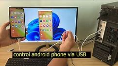 Take Full Control of Your Android Phone Using USB Cable