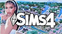 NEW STORY BASED SAVE FILE!! ✨SIMS 2 INSPIRED SAVE FILE✨ SIMS 4