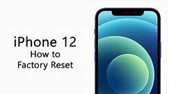 iPhone 12 How to Reset Back to Factory Settings | Erase Data | iPhone 12 Factory Reset