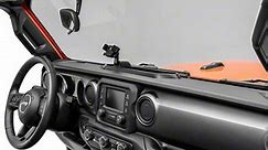 RedRock Jeep Wrangler Dash Mounted Phone Holder with Storage Compartment J137653-JL (18-24 Jeep Wrangler JL) - Free Shipping