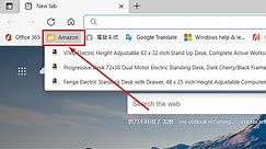 How to add folder to favorites on Microsoft edge
