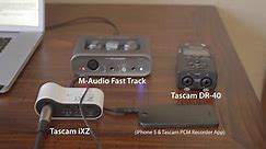 Tascam iXZ Audio Interface Adapter for the iPhone Review & Comparison