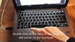 Locked Touchpad on HP Laptop
