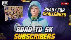 ROAD TO 5K SUBSCRIBERS RUSH GAMEPLAY | PUBG MOBILE X1 HASSAN IS LIVE