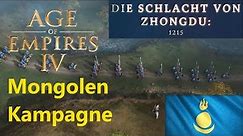 Mongolen Kampagne | Age of Empires 4 | #3 Schlacht von Zhongdu | Mongol. Reich [Schwer/Deutsch]