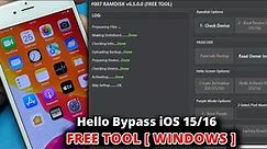 [ FREE ] iOS 15/16 iCloud Hello Bypass Done By Free Tool 2023