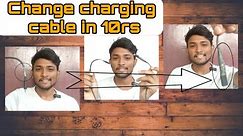 How to fix Broken mobile charger cable || How to fix a Wire or Cord that has been Cut or Damaged