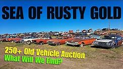Searching for Rusty Gold in a GIANT Old Car and Truck Auction in Western South Dakota