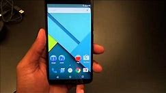 Google Nexus 6 Unboxing and First Impressions