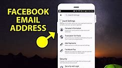 How to Check Facebook Email Address