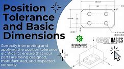 Position Tolerances and Basic Dimensions